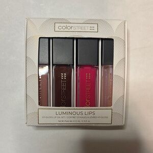 Color Street Luminous Lips- Bare, Mocha, Flamingo, Pixie